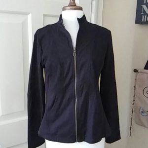 XCVI black textured jacket